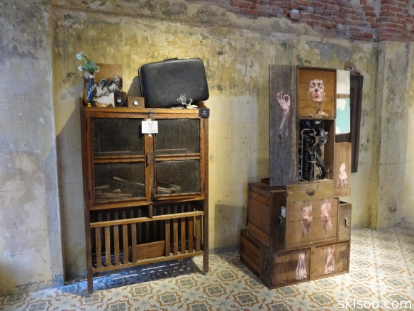 Old Furniture turned into Art - Exposition Art is Rubbish is Art
