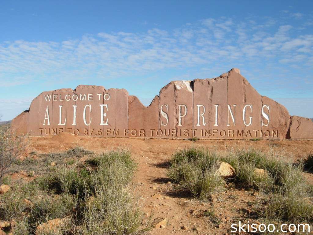 Entrance of Alice Springs