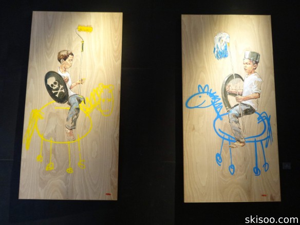 Children drawings  - Exposition Art is Rubbish is Art